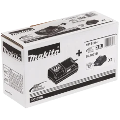 Makita batteripakke 12V Li-ion 1xBL1021B+1xDC10WD