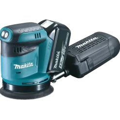 Makita DBO180T excentersliber inkl. 1x5,0 Ah batteri