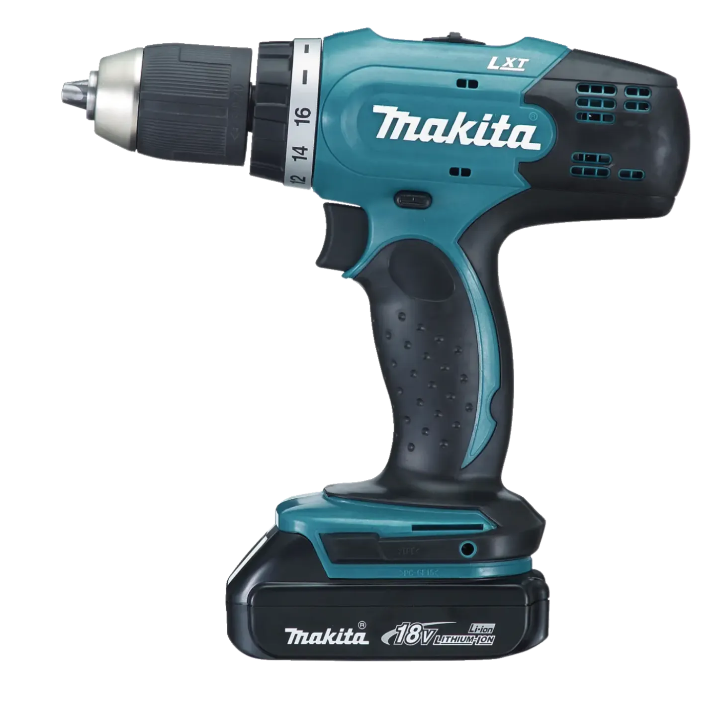 Makita DDF453RYJ 18V LXT bore-/skruemaskine 2x1.5 Ah batteri og lader