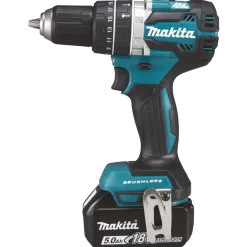 Makita DHP484RTJ 18 V LXT slagboremaskine 2x5.0 Ah batteri og lader