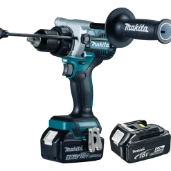 Makita DHP486RTR-DAV slagboremaskine 18V inkl. 2x5,0 Ah batteri og lader