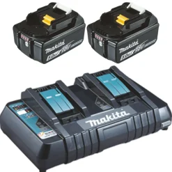 Makita DLM382PT2 akku plæneklipper LXT 2x18V 2x5,0 Ah