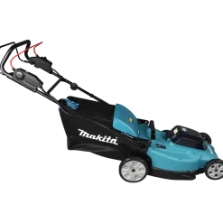 Makita DLM481PT2 plæneklipper - inkl. 2 x 5,0 Ah batteri og lader