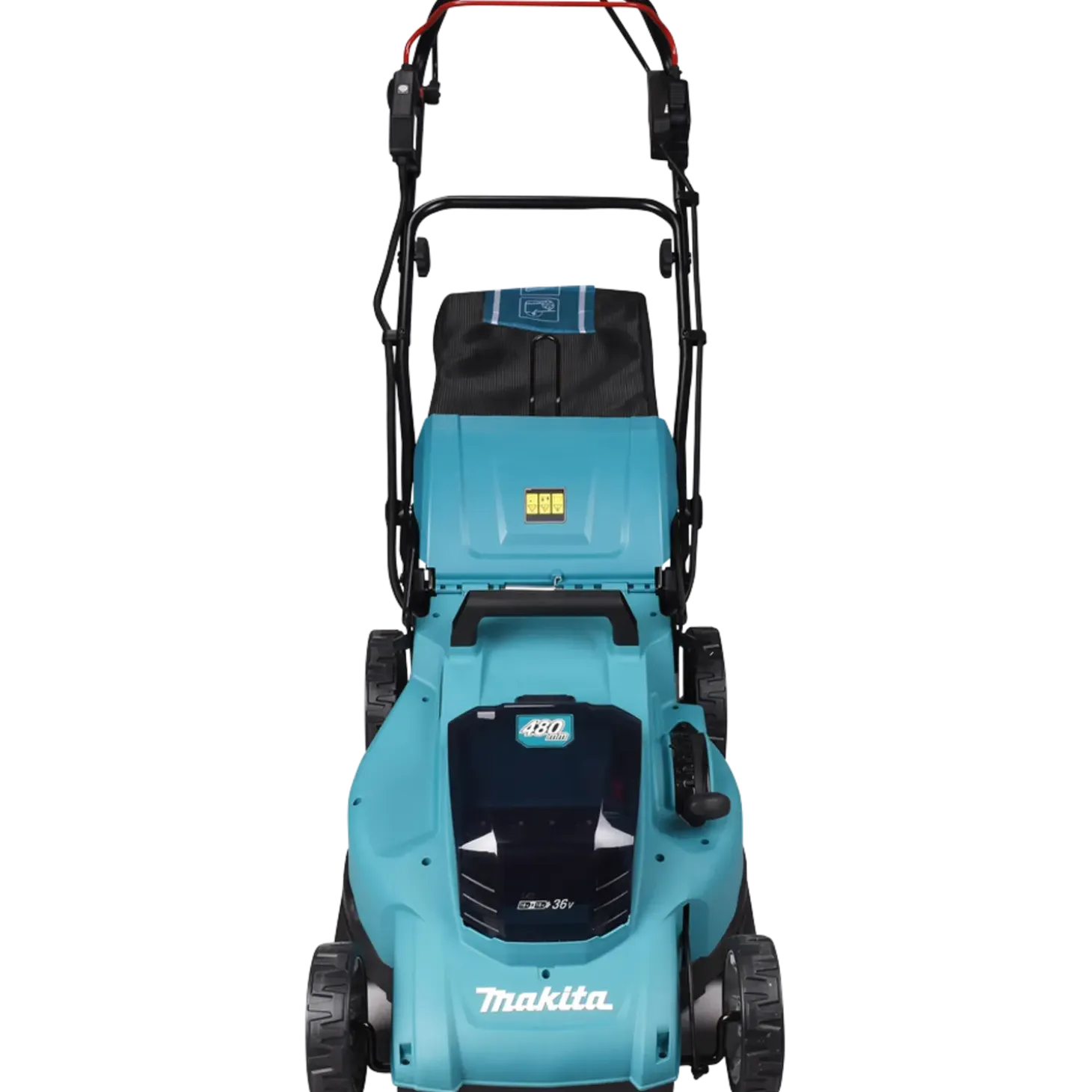 Makita DLM481PT2 plæneklipper - inkl. 2 x 5,0 Ah batteri og lader