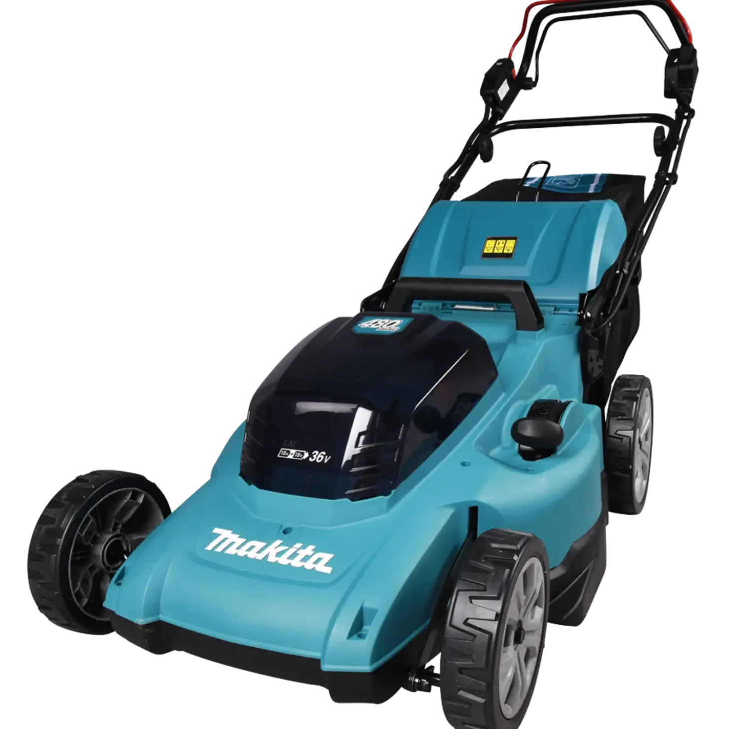 Makita DLM481PT2 plæneklipper - inkl. 2 x 5,0 Ah batteri og lader