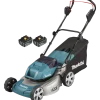 Makita DLM460PT2 2x18V LXT plæneklipper 2x5,0 Ah batteri og lader