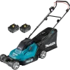 Makita DLM432PT2 2x18V LXT plæneklipper 2x5,0 Ah batteri/lader