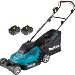 Makita DLM432PT2 2x18V LXT plæneklipper 2x5,0 Ah batteri/lader