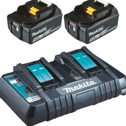 Makita DLM432PT2 2x18V LXT plæneklipper 2x5,0 Ah batteri/lader