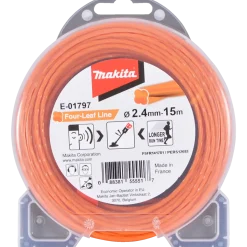 Makita E-01797 four-leaf nylontråd 2,4-15 m orange