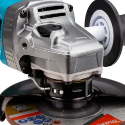Makita GA005GM201 XGT 40V vinkelsliber 4.0 Ah batteri og lader