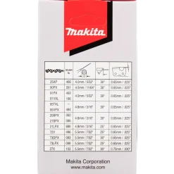 Makita 191H08-4 kædesavskæde 3/8