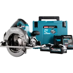 Makita HS004GM201 rundsav 185/190 XGT 40V inkl. 2 batterier og lader