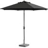 Marienlyst parasol Ø3m m/tilt sort