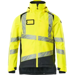 Mascot Accelerate Safe vinterjakke hi-vis gul/mørk marine str. M