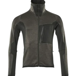 Mascot Advanced fleecetrøje med lynlås mørk antracit/sort str. 2XL