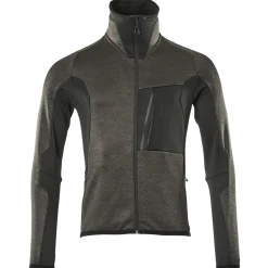 Mascot Advanced fleecetrøje med lynlås mørk antracit/sort str. 2XL