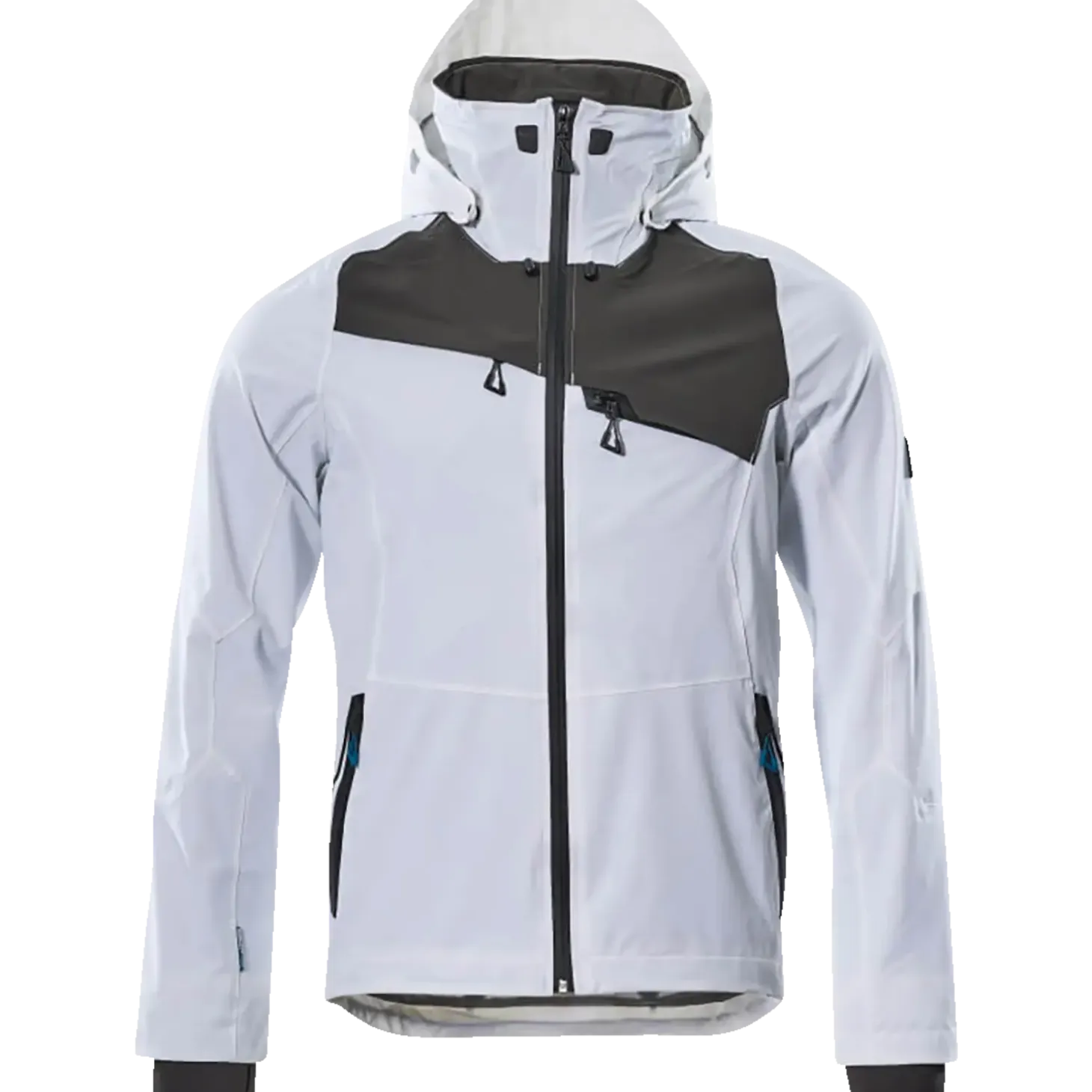 Mascot Advanced skaljakke hvid/mørk antracit str. 2XL