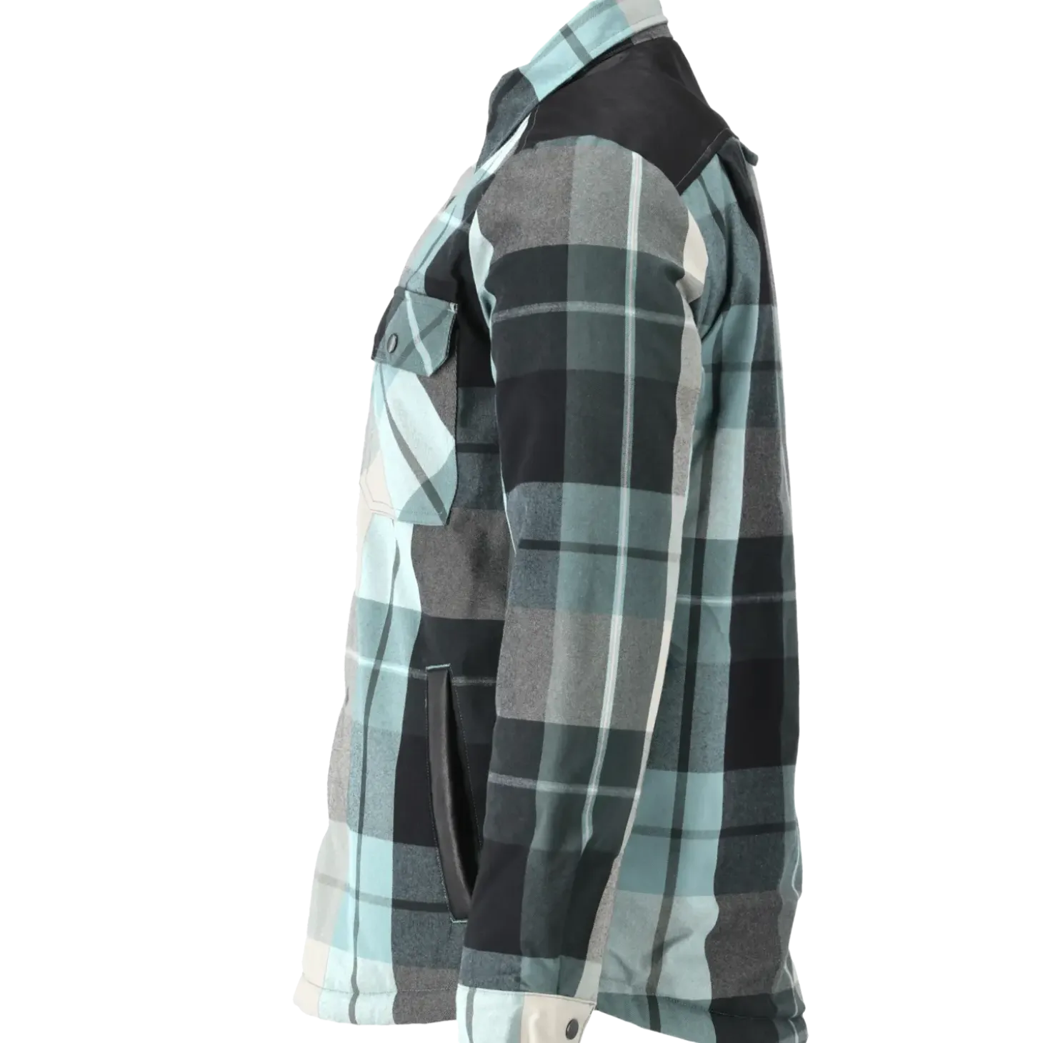 Mascot 23104 flannel skjorte m/fiberpelsfór skovgrøn ternet str. XL