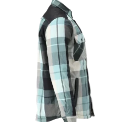 Mascot 23104 flannel skjorte m/fiberpelsfór skovgrøn ternet str. XL