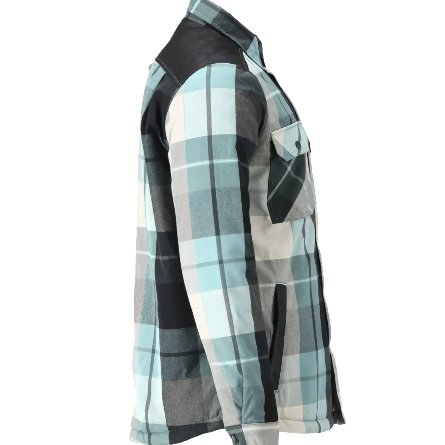 Mascot 23104 flannel skjorte m/fiberpelsfór skovgrøn ternet str. XL