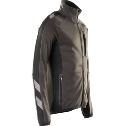 Mascot Unique fleecetrøje med lynlås mørk antracit/sort str. 2XL