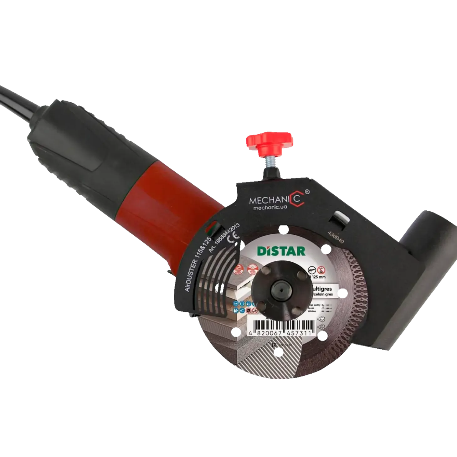Mechanic AirDUSTER 125 mm støvskærm til skæring