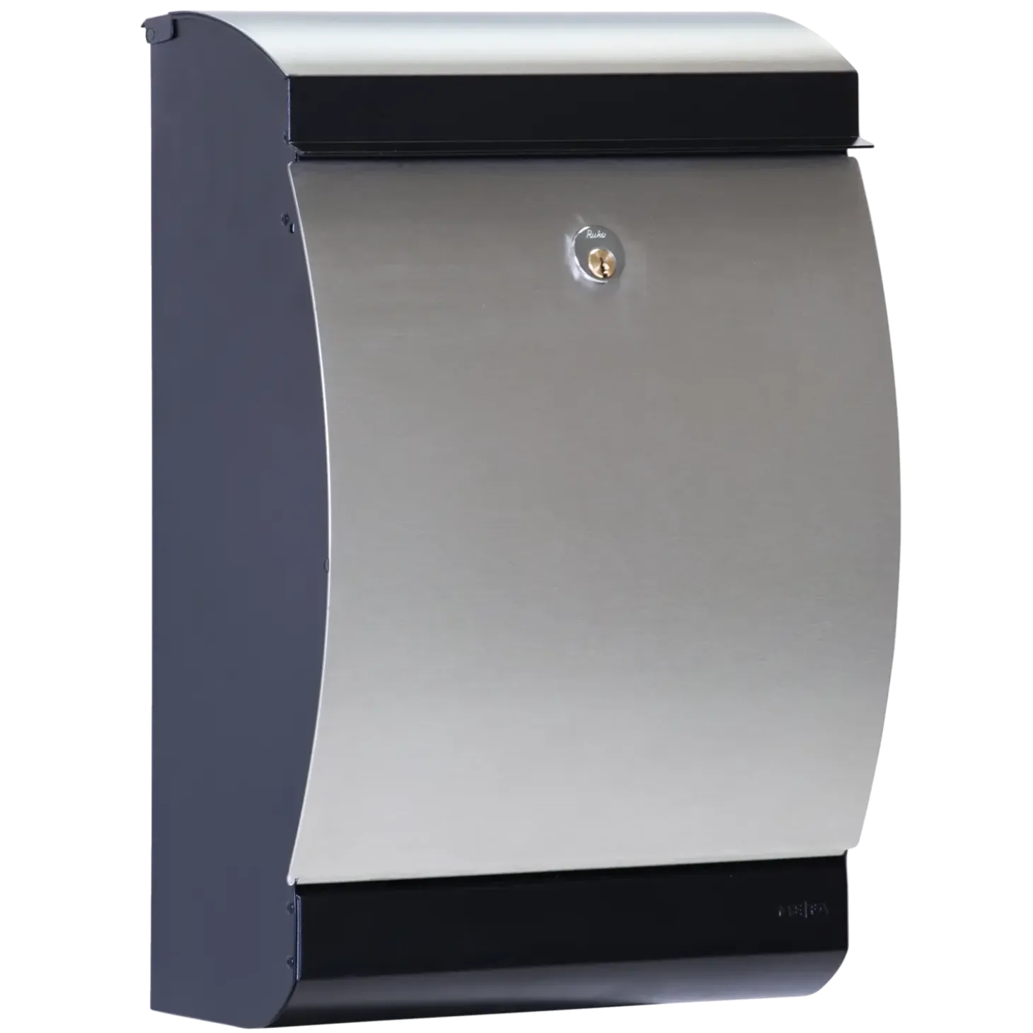 ME|FA postkasse Penguin (303) sort/galvaniseret