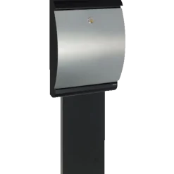 ME|FA postkasse Puffin (300) sort/galvaniseret