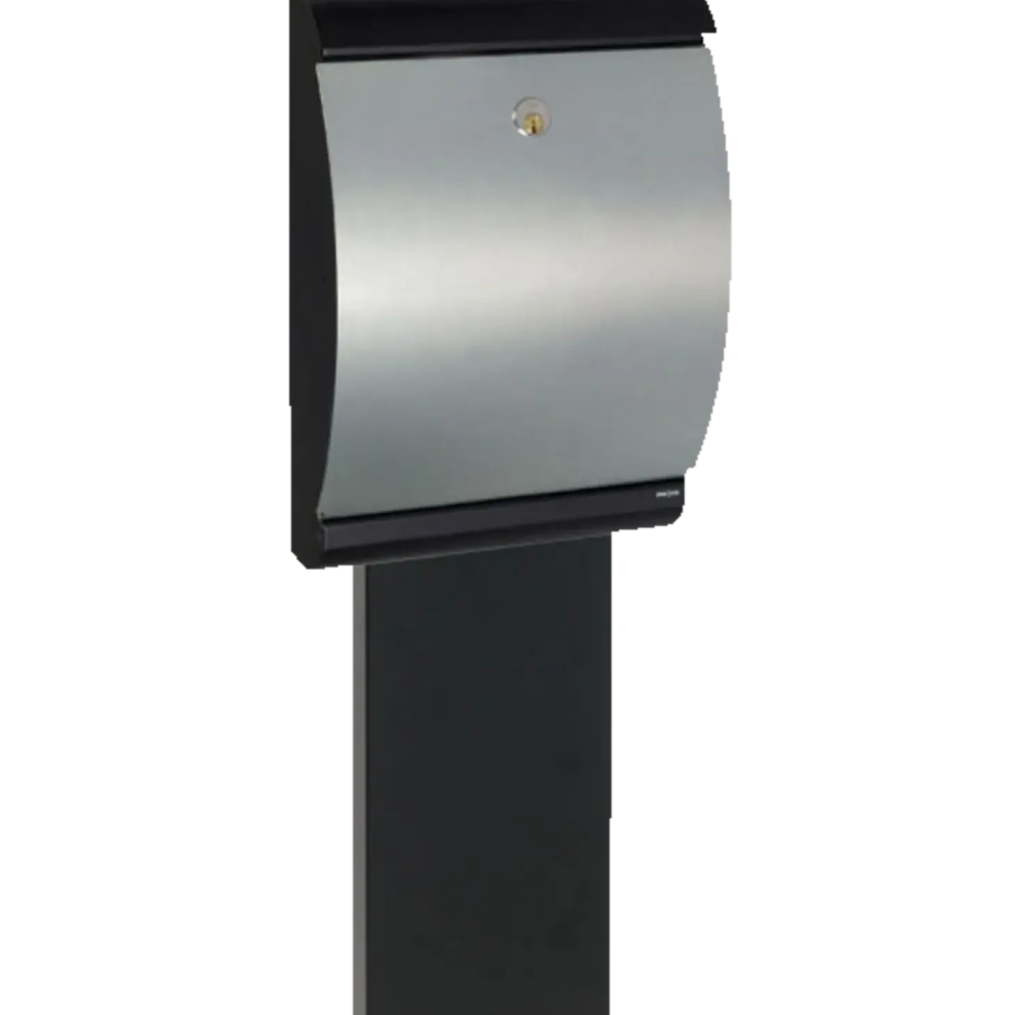 ME|FA postkasse Puffin (300) sort/galvaniseret