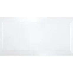 Metro vægflise 7,5x15 cm blank hvid