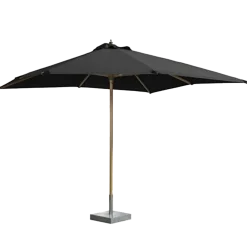 Miami parasol 3x3m sort bøg
