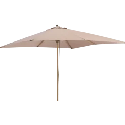 Miami parasol 3x3m taupe