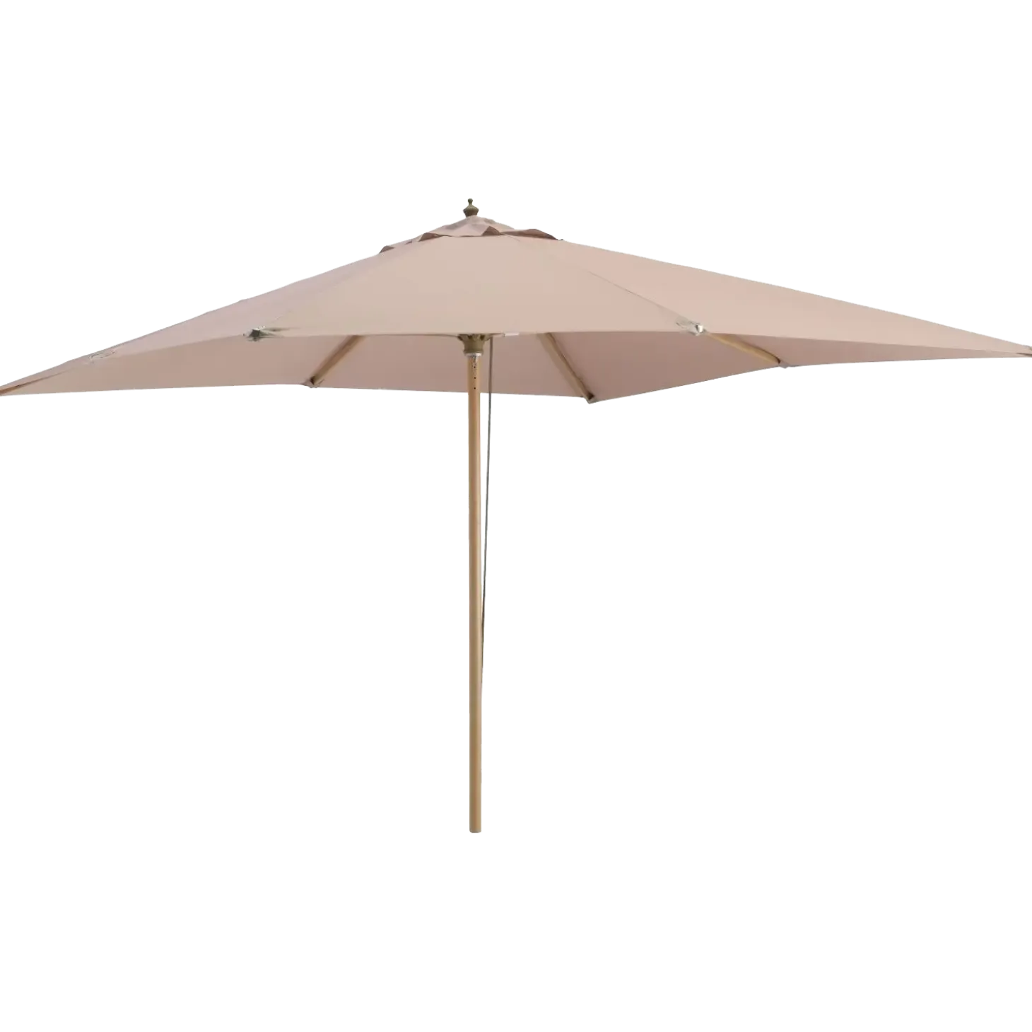 Miami parasol 3x3m taupe