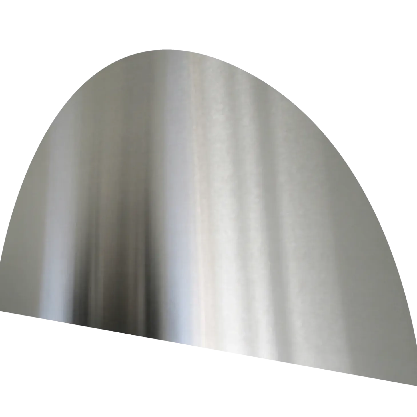Millarco stænkplade 300x600 mm buet rustfrit stål