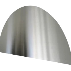 Millarco stænkplade 300x600 mm buet rustfrit stål