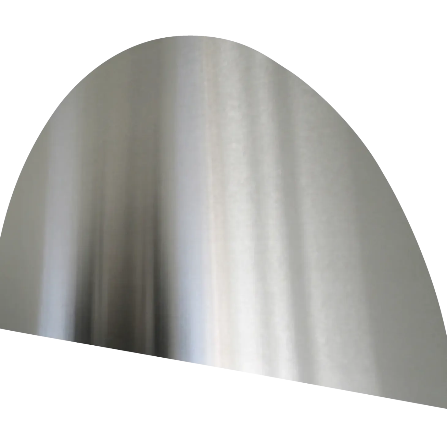 Millarco stænkplade 300x600 mm buet rustfrit stål