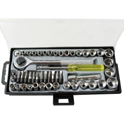 Millarco topnøglesæt 1/4" og 3/8" 50 dele