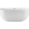 Milobad badekar 78x60x170 cm hvid akryl
