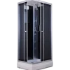 Milobad rondo brusekabine 70x90 cm med massagedyser