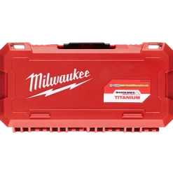 Milwaukee chockwave™ HSS-G-TIN metalborsæt 19 bor