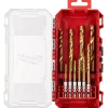 Milwaukee chockwave™ HSS-G-TIN metalborsæt 10 bor