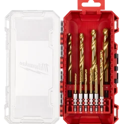 Milwaukee chockwave™ HSS-G-TIN metalborsæt 10 bor