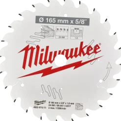 Milwaukee CSB P W rundsavklinge Ø165 mm 24 tænder