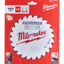 Milwaukee CSB P W rundsavklinge Ø165 mm 24 tænder