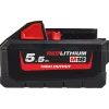 Milwaukee M18 batteri high output 18V 5,5 Ah