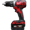 Milwaukee M18 BDD-403C 18V bore-/skruemaskine 3x4.0 Ah batteri og lader