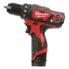 Milwaukee M12™ BDD-201C 12V bore-/skruemaskine inkl. 1x2 Ah batteri og lader