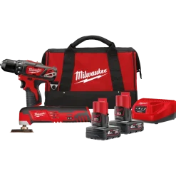 Milwaukee M12 BPP2D-402B bore/skruemaskine og multicutter