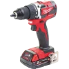 Milwaukee M18 CBLDD-202C 18V bore-/skruemaskine 2x2.0 Ah inkl. kuffert